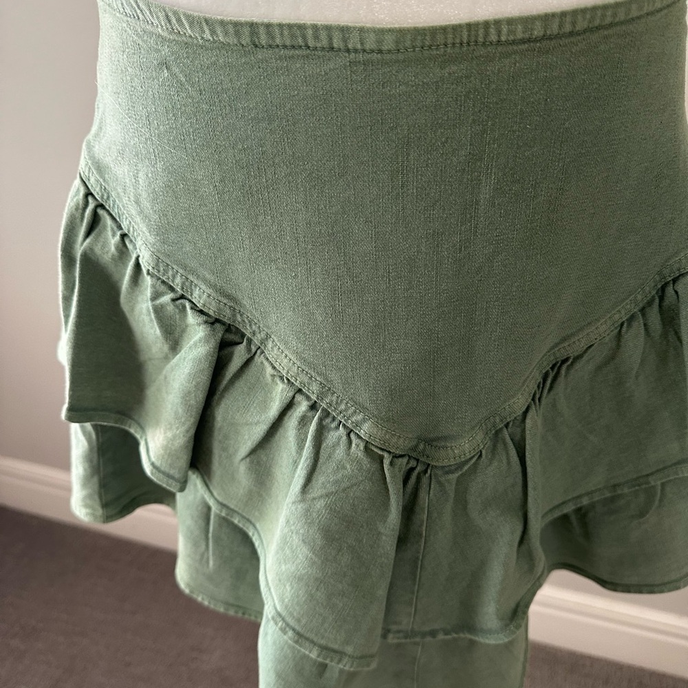 Mother Ruffle Mini Skirt - Picture 3 of 7